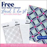 Garden Trellis Die and Stencil Bundle